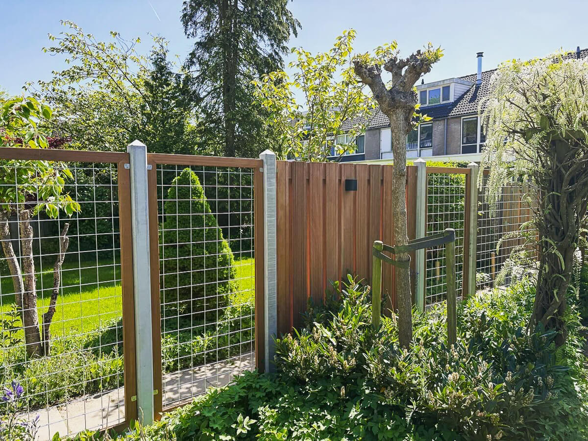 Schutting verlichting BB Tuinaanleg