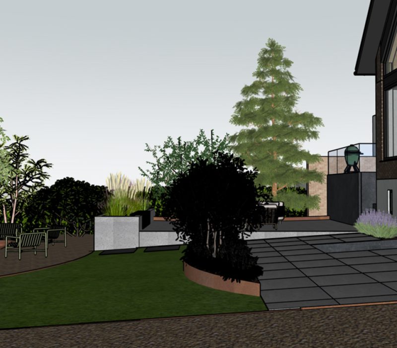 BB Tuinaanleg verzorgt 3D tuinontwerp en de uitvoering van bestrating, beplanting en tuinrenovatie.