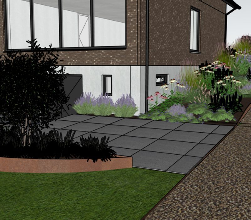 BB Tuinaanleg verzorgt 3D tuinontwerp en de uitvoering van bestrating, beplanting en tuinrenovatie.