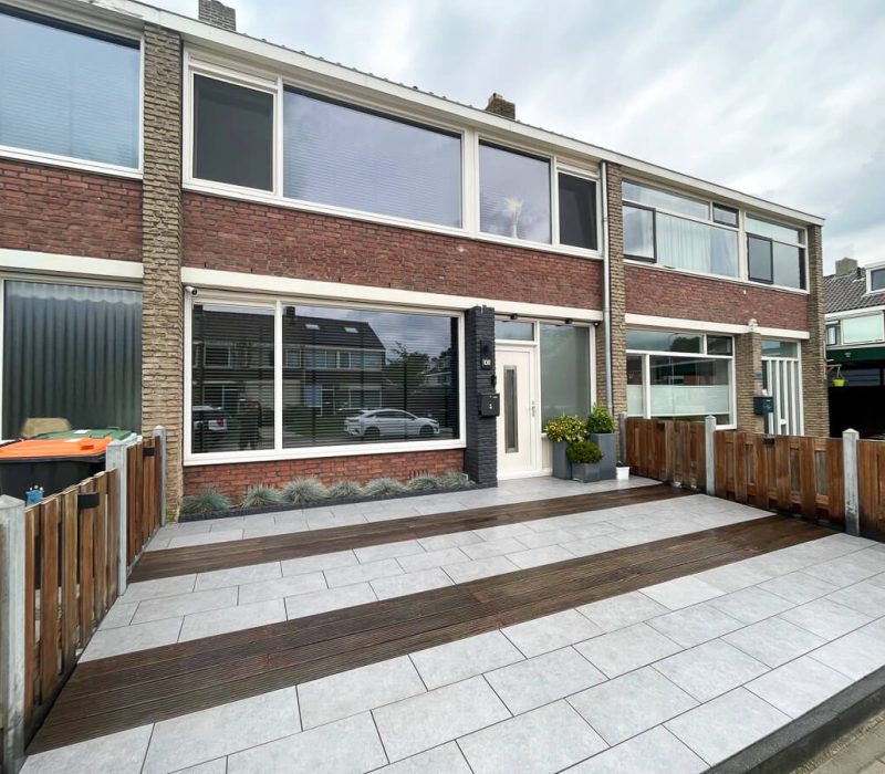 Bestrating vlonderplank bb tuinaanleg