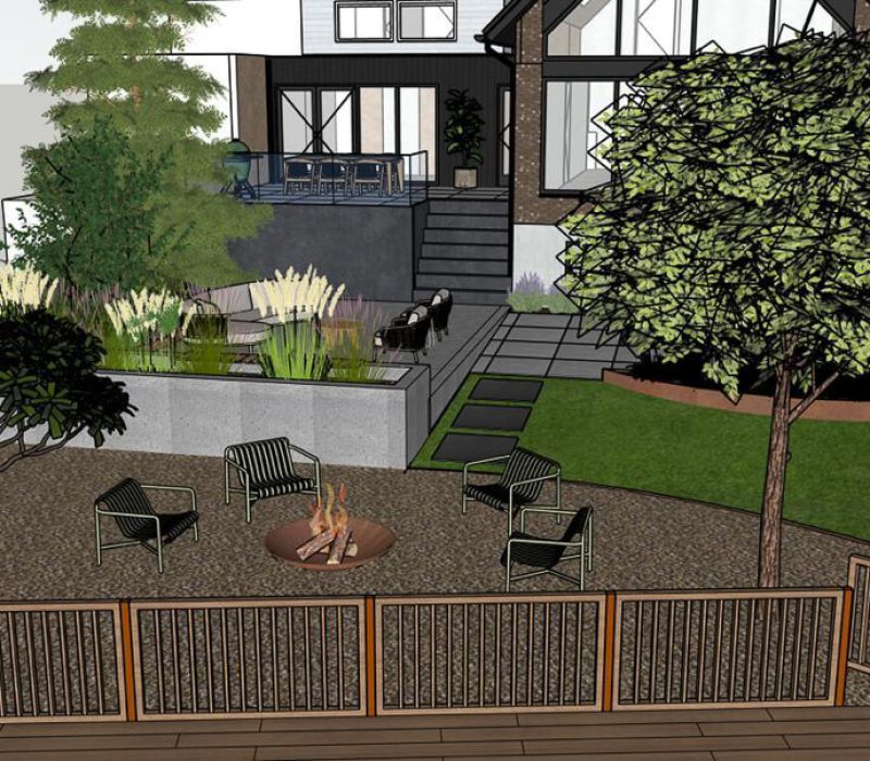 3D ontwerp tuin bb tuinaanleg